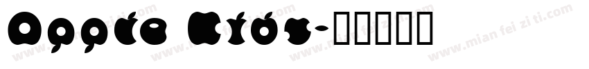 Apple Kids字体转换